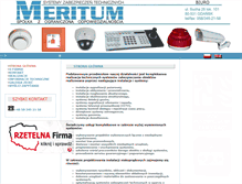 Tablet Screenshot of meritum-gda.pl